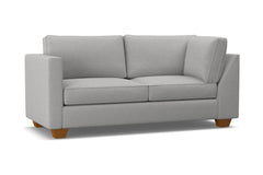 Catalina Left Arm Corner Apt Size Sofa :: Leg Finish: Pecan / Configuration: LAF - Chaise on the Left
