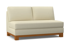 Avalon Armless Loveseat :: Leg Finish: Pecan