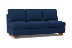 Catalina Armless Sofa :: Leg Finish: Pecan