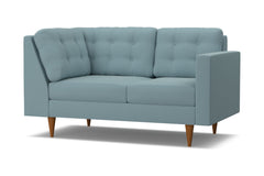 Logan Right Arm Corner Loveseat :: Leg Finish: Pecan / Configuration: RAF - Chaise on the Right