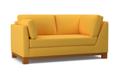 Avalon Left Arm Corner Apt Size Sofa :: Leg Finish: Pecan / Configuration: LAF - Chaise on the Left