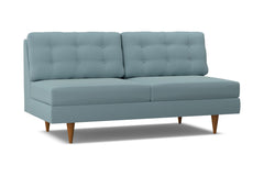 Logan Armless Sofa :: Leg Finish: Pecan