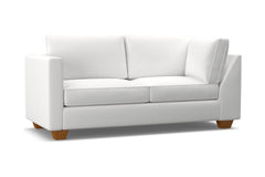 Catalina Left Arm Corner Apt Size Sofa :: Leg Finish: Pecan / Configuration: LAF - Chaise on the Left