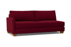 Tuxedo Left Arm Sofa :: Leg Finish: Pecan / Configuration: LAF - Chaise on the Left