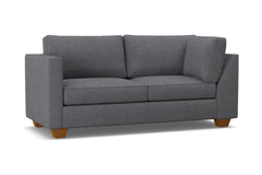 Catalina Left Arm Corner Apt Size Sofa :: Leg Finish: Pecan / Configuration: LAF - Chaise on the Left