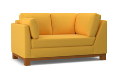 Avalon Left Arm Corner Loveseat :: Leg Finish: Pecan / Configuration: LAF - Chaise on the Left