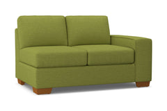 Melrose Right Arm Loveseat :: Leg Finish: Pecan / Configuration: RAF - Chaise on the Right