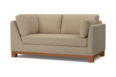 Avalon Right Arm Corner Apt Size Sofa :: Leg Finish: Pecan / Configuration: RAF - Chaise on the Right