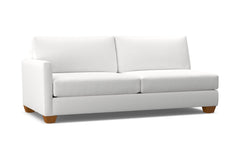 Tuxedo Left Arm Sofa :: Leg Finish: Pecan / Configuration: LAF - Chaise on the Left