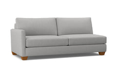 Tuxedo Left Arm Sofa :: Leg Finish: Pecan / Configuration: LAF - Chaise on the Left