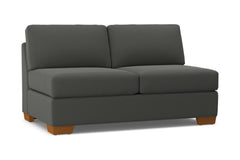 Melrose Armless Apartment Size Sofa :: Leg Finish: Pecan