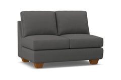 Catalina Armless Loveseat :: Leg Finish: Pecan