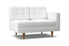 Logan Right Arm Loveseat :: Leg Finish: Pecan / Configuration: RAF - Chaise on the Right