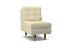 Logan Armless Chair :: Leg Finish: Pecan