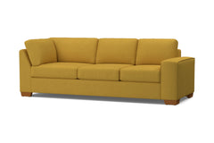 Melrose Right Arm Corner Sofa :: Leg Finish: Pecan / Configuration: RAF - Chaise on the Right