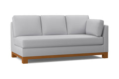 Avalon Right Arm Sofa :: Leg Finish: Pecan / Configuration: RAF - Chaise on the Right