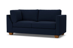 Catalina Right Arm Corner Apt Size Sofa :: Leg Finish: Pecan / Configuration: RAF - Chaise on the Right
