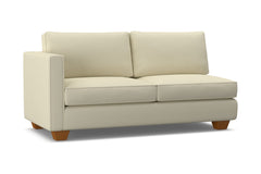 Catalina Left Arm Apartment Size Sofa :: Leg Finish: Pecan / Configuration: LAF - Chaise on the Left