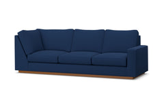 Harper Right Arm Corner Sofa :: Leg Finish: Pecan / Configuration: RAF - Chaise on the Right