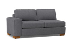 Melrose Left Arm Apartment Size Sofa :: Leg Finish: Pecan / Configuration: LAF - Chaise on the Left