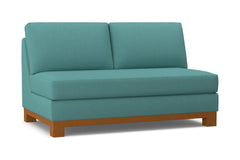 Avalon Armless Loveseat :: Leg Finish: Pecan