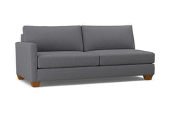 Tuxedo Left Arm Sofa :: Leg Finish: Pecan / Configuration: LAF - Chaise on the Left