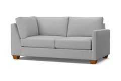 Tuxedo Right Arm Corner Apt Size Sofa :: Leg Finish: Pecan / Configuration: RAF - Chaise on the Right