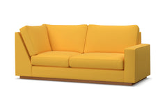 Harper Right Arm Corner Apt Size Sofa :: Leg Finish: Pecan / Configuration: RAF - Chaise on the Right