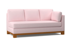 Avalon Right Arm Sofa :: Leg Finish: Pecan / Configuration: RAF - Chaise on the Right