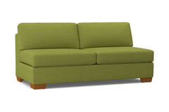 Melrose Armless Sofa :: Leg Finish: Pecan