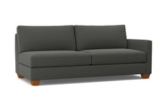 Tuxedo Right Arm Sofa :: Leg Finish: Pecan / Configuration: RAF - Chaise on the Right