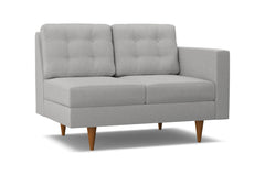 Logan Right Arm Loveseat :: Leg Finish: Pecan / Configuration: RAF - Chaise on the Right