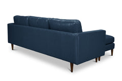 Jensen Reversible Chaise Leather Sectional