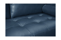 Jensen Reversible Chaise Leather Sectional