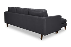 Jensen Reversible Chaise Leather Sectional