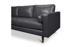 Jensen Reversible Chaise Leather Sectional