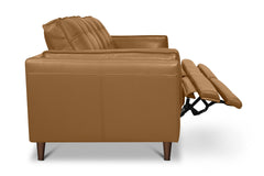 Keating Leather Sofa with Power Footrests