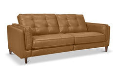 Keating Leather Sofa with Power Footrests
