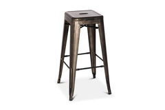 Oxford Metal Bar Stool- Set of 4 GUNMETAL - Apt2B