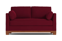 Avalon Loveseat :: Leg Finish: Pecan / Size: Loveseat - 55.5&quot;w